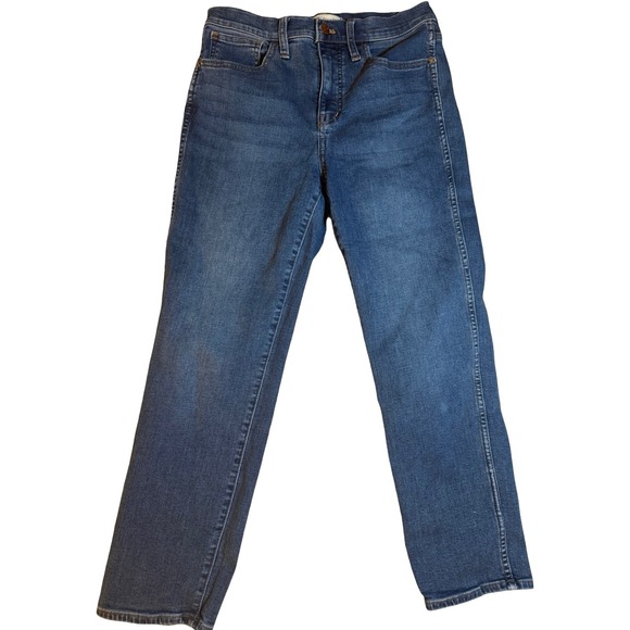 Madewell Denim - Madewell Roadtripper Stovepipe Jeans Womens 29 Blue High Rise Straight Leg Denim
